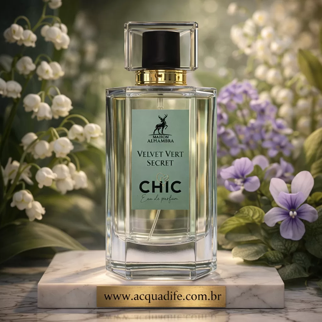 Chic Velvet Vert Secret de Maison Alhambra