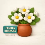 Notas - Flores brancas