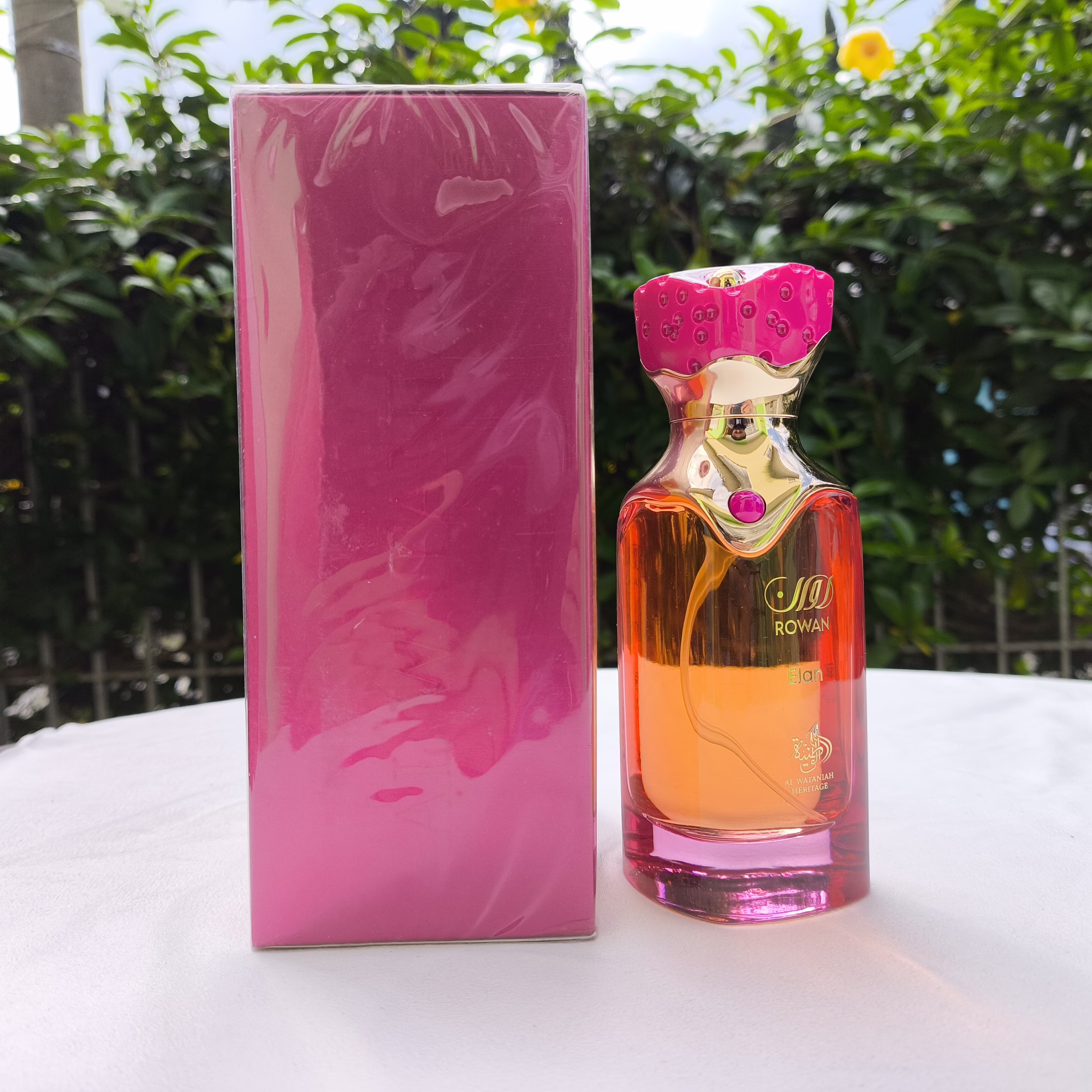 Perfume Al Wataniah Rowan Elan Elegância Floral