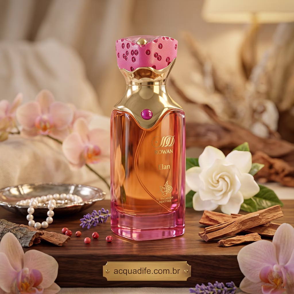 Perfume Al Wataniah Rowan Elan Elegância Floral