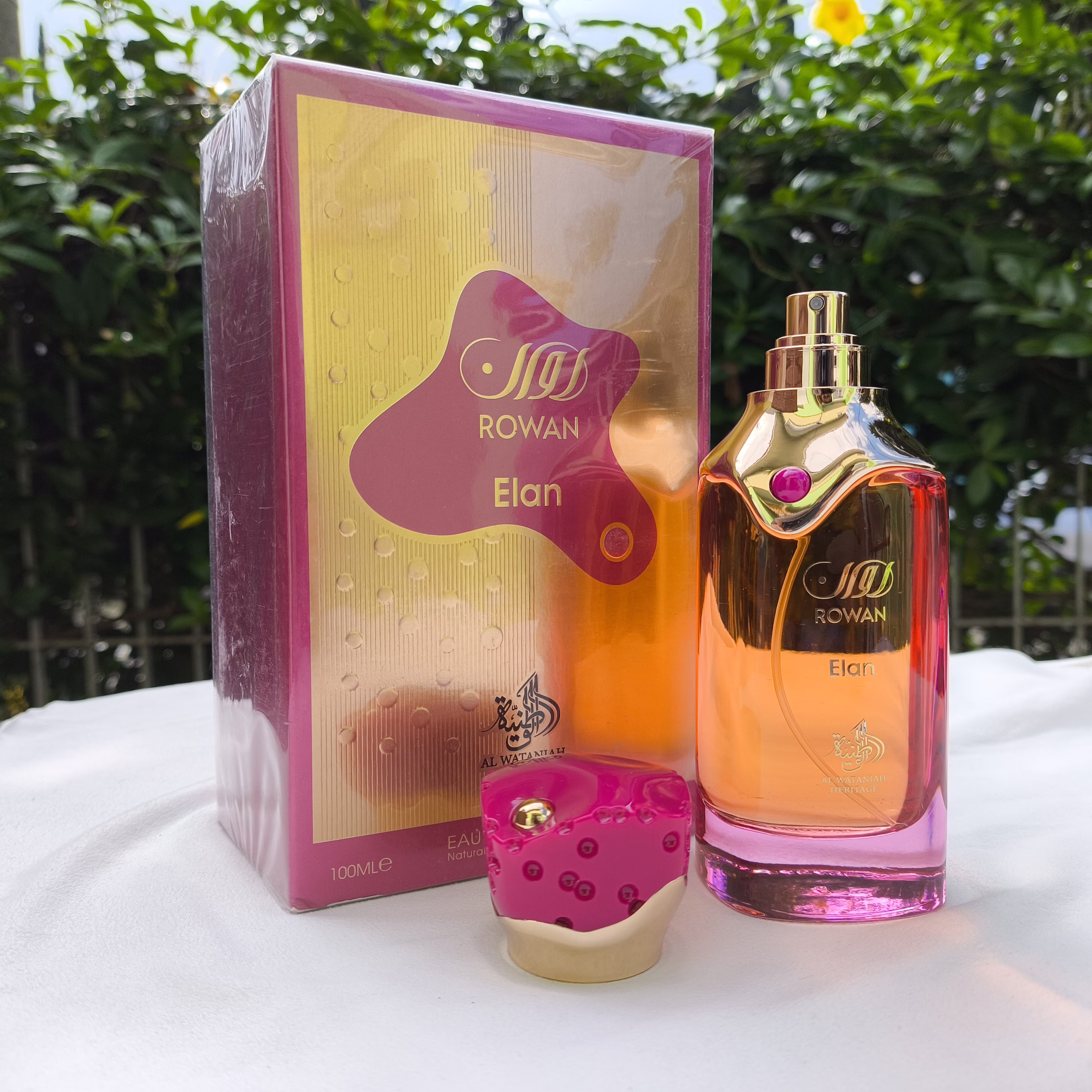 Perfume Al Wataniah Rowan Elan Elegância Floral