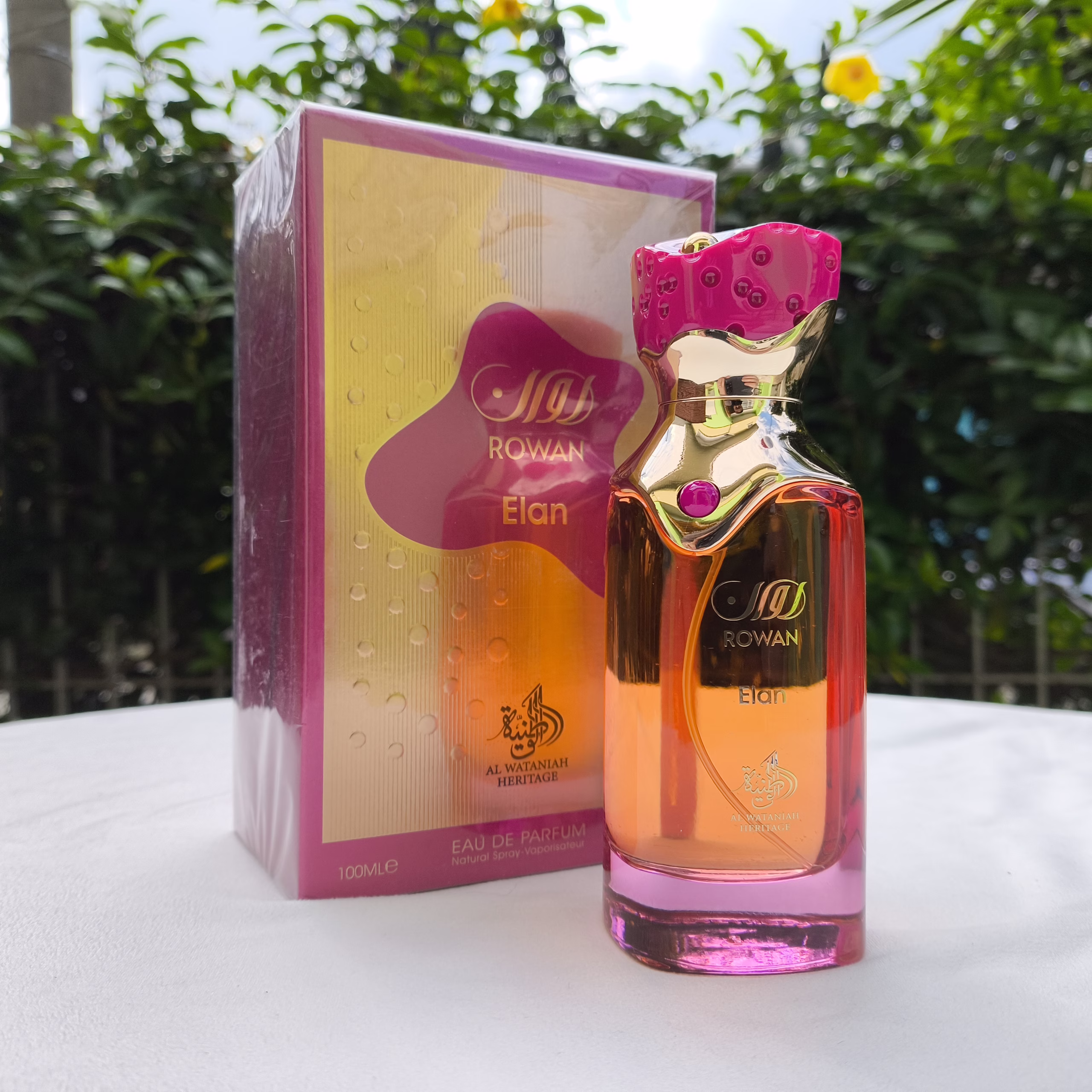 Perfume Al Wataniah Rowan Elan Elegância Floral