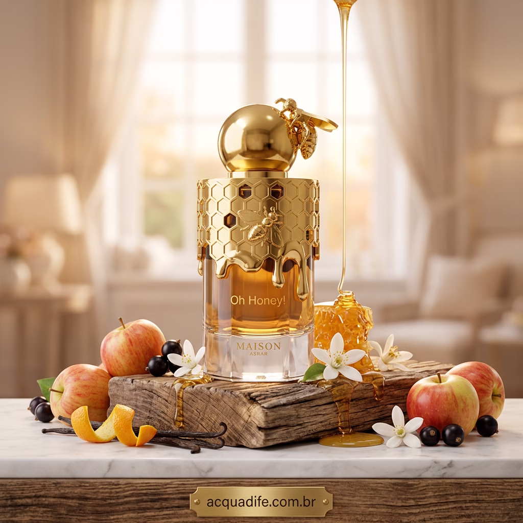 Perfume Oh Honey! Maison Asrar: Floriental, Frutado, Amadeirado